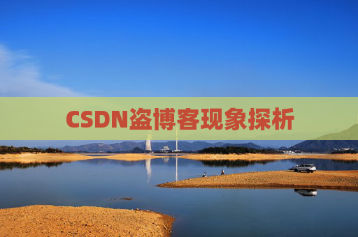CSDN盗博客现象探析 CSDN盗博客现象探析